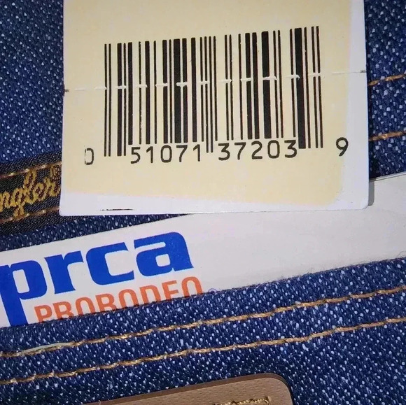 Deadstock vintage 13mwz Wrangler jeans ProRodeo Size 37x34 - Picture 9 of 10